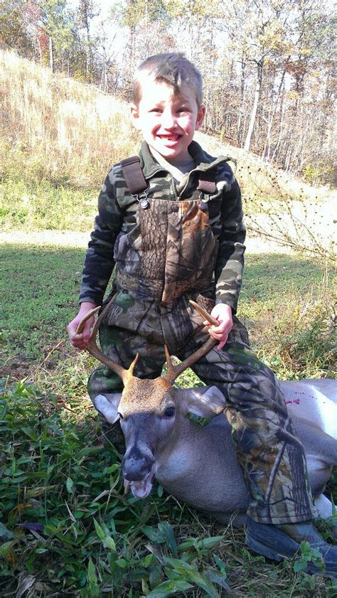 Marians Hunting Stories Etc Etc Etc Blaines First Buck