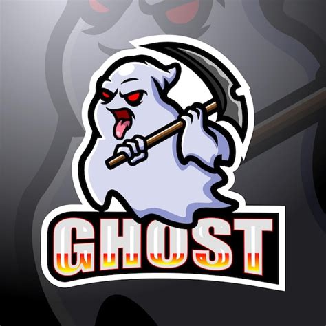 Premium Vector Ghost Gaming Mascot Esport Logo Design