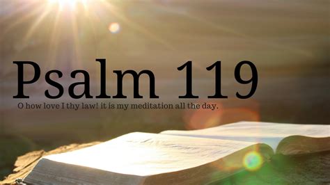 Psalm 119 Images