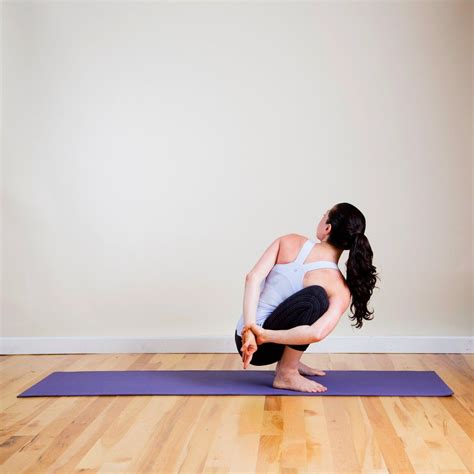 Half Bound Wide Squat Twist Yoga Yoga Poses Yoga Twist Poses