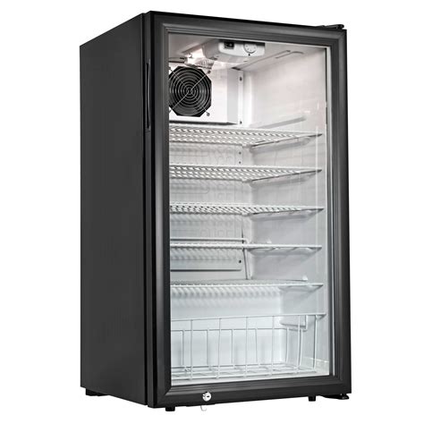 Cecilware Ctr375 Black Countertop Display Refrigerator With Swing Door