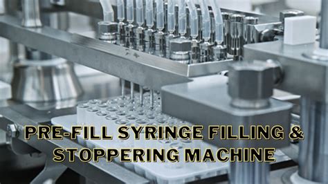 Pre Filled Syringe Filling Machine Youtube