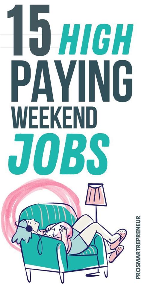 15 High Paying Weekend Jobs That Makes Good Money In 2020 Weekend