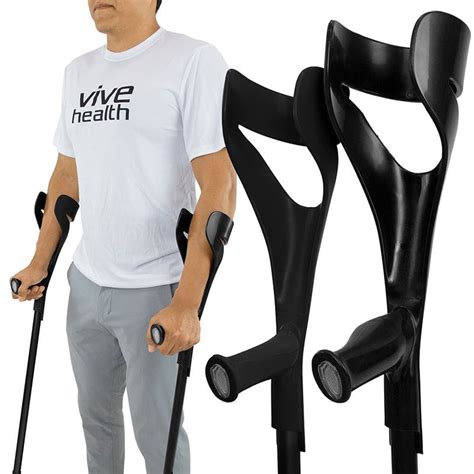 Forearm Crutches Elbow And Arm Crutch For Walking Vive Health