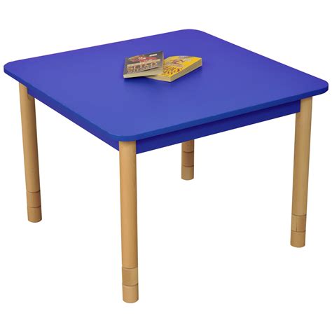 The vector stencils library tables contains 27 shapes of tables. Height Adjustable Square Classroom Table | Height ...