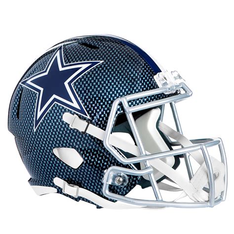 Dallas cowboys football helmet svg design for cricut silhouette cut files layered and print and cut, nfl svg, cowboys svg sportssvgdesign 5 out of 5 stars (200) sale price $0.99 $ 0.99 $ 1.99 original price $1.99 (50% off. Dallas Cowboys Riddell Speed Authentic Carbon Blue Helmet ...