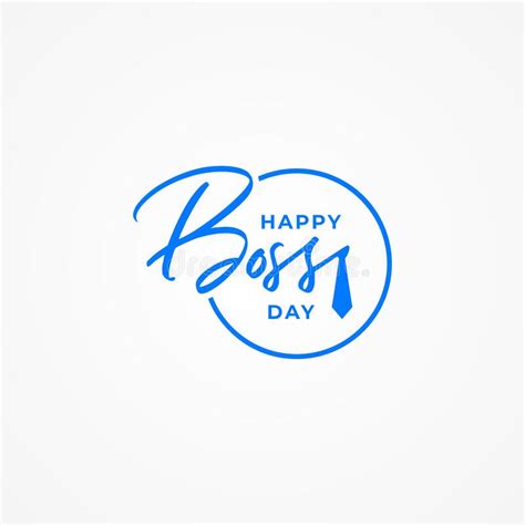 Happy Boss Day Vector Design Illustration Stock Vector Illustration