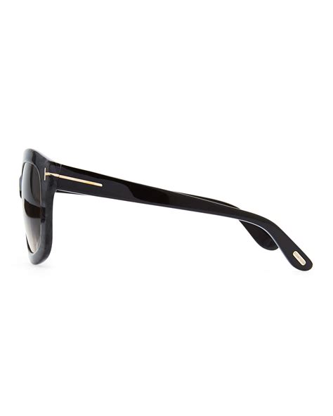 Tom Ford Christophe Square Sunglasses Black