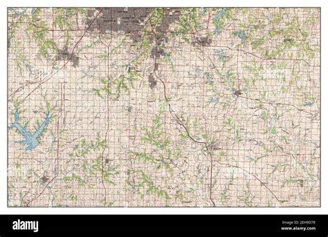 Olathe Kansas Map 1983 1100000 United States Of America By