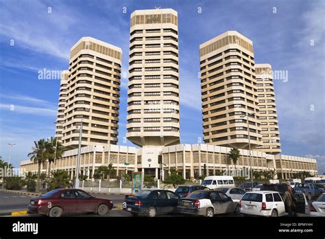 Office Buildings Dhat Al Imad Tripoli Libya Africa Stock Photo Alamy