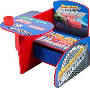 Mikilon plastic kids table and chair set,1craft table & 2 kids chairs,ideal for arts & crafts, snack time, homeschooling, homework & more, disney/pixar cars,set for boys or girls toddler (light blue) $43.99. Disney Cars Chair Desk For Kids With Storage