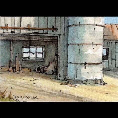 Peter Sheeler On Instagram Original Line And Wash Watercolors By