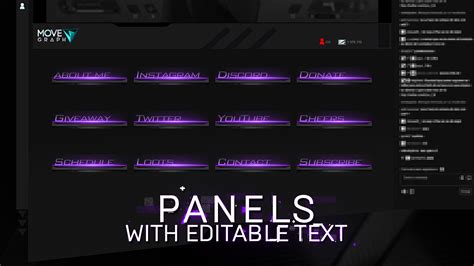 Animated Purple Twitch Overlay For Obs Streamlabs Streamelements