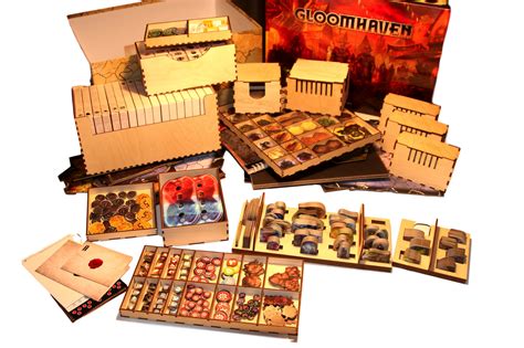 Download files and build them with your 3d printer, laser cutter, or cnc. Complete Gloomhaven organiser | Diy kits, Letter a crafts, Diy