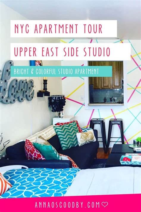 Anna Osgoodby Life Design Colorful Nyc Studio Apartment Tour