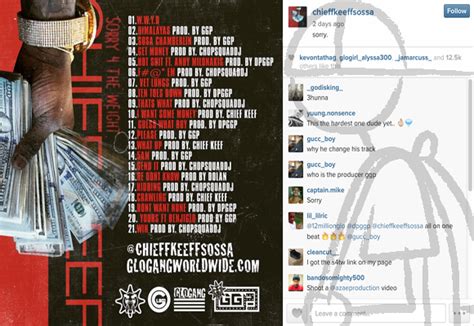 Chief Keef Teases And Spazzes On New Songs From ‘sorry 4 The Weight