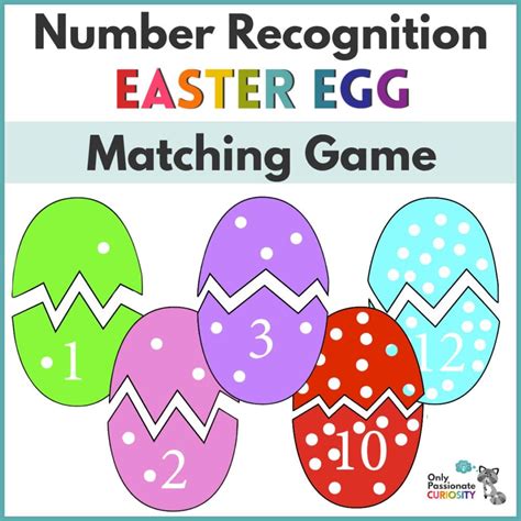 Easter Egg Number Match Only Passionate Curiosity