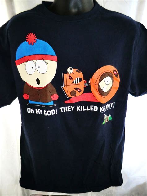 Sold Vintage 1997 South Park T Shirt Size Large They Killed Kenny