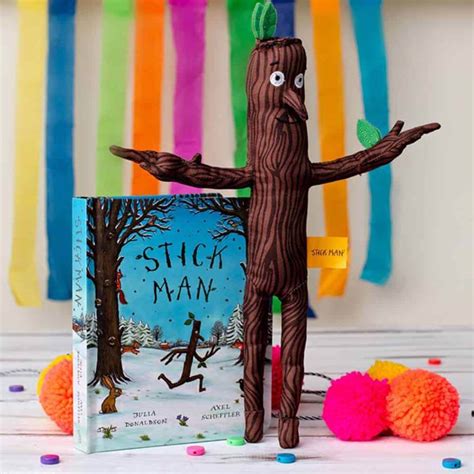 Durable And Easy To Clean Julia Donaldson Titles Stick Man Plush 33cm