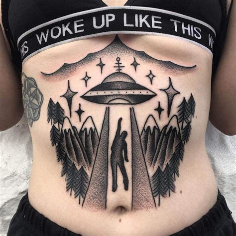 Spaceship Tattoo Ideas