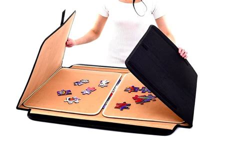 This Foldable Jigsaw Mat Is Perfect For Working On Puzzles When Stuck