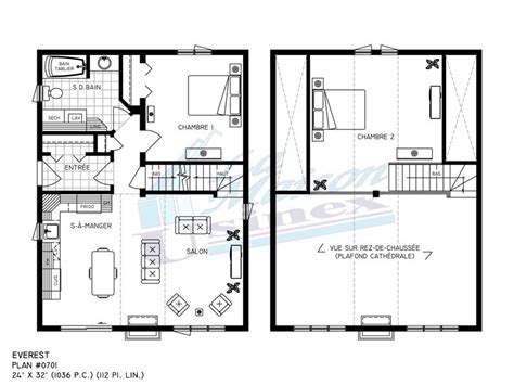 24X32 Cabin Floor Plans With Loft Floorplans Click