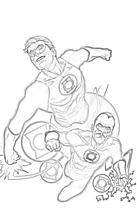Their strength and physical prowess have fascinated children for ages. Green Lantern Coloring Pages ~ Free Printable Coloring ...