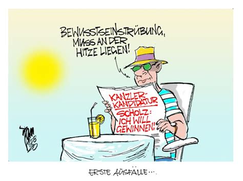 Olaf scholz ist ein deutscher politiker. Aktuelle Karikaturen