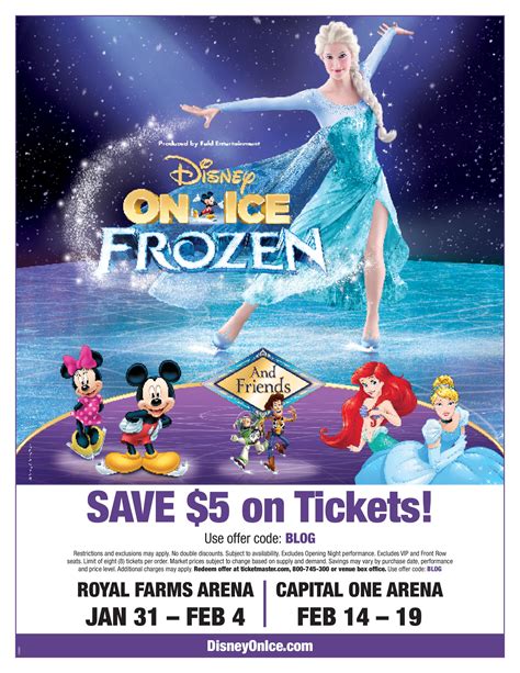 Disney On Ice Frozen Discount Flyer Dcthriftymomdcthriftymom