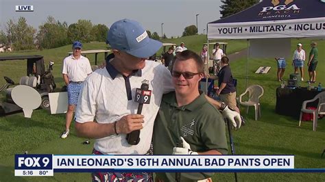 Ian Leonard Tees Off At Bad Pants Open To Support Special Olympics
