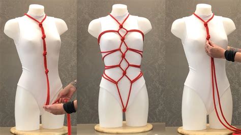 Bondage Rope Dress Shibari Restraint Step By Step Tutorial Pulse And Cocktails Youtube
