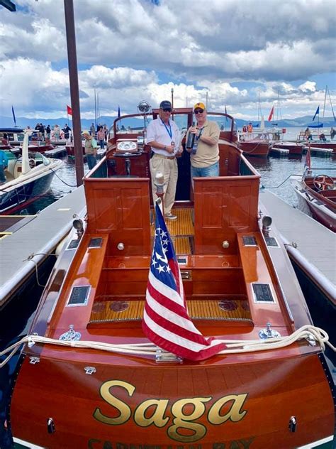 Classic Wooden Boat On Our Magazines Cover Honored At Tahoe Concours D