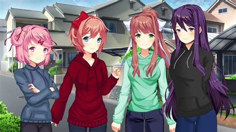 Dokis With Hoodies Ddlc