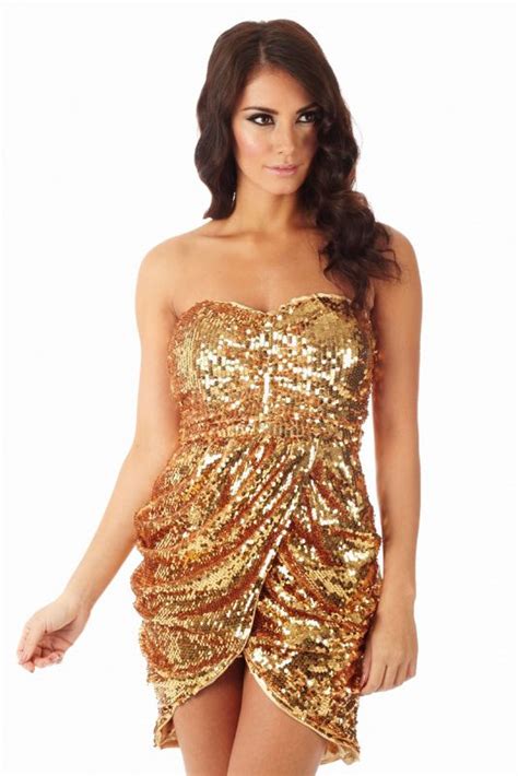 Gold Sequin Dress Picture Collection