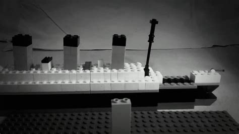 The Sinking Of The Lego Titanic Youtube