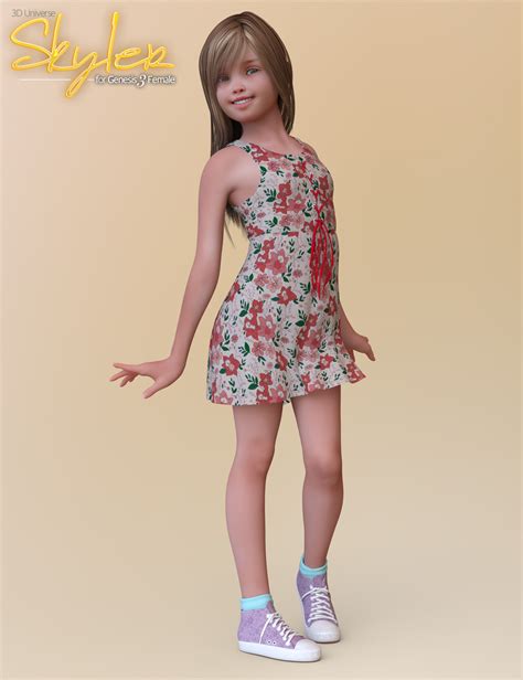 Skyler Clothing For Genesis 3 Females Daz 3d