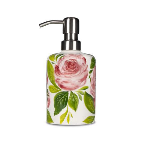 Soap Dispenser With Roses Edelweiss