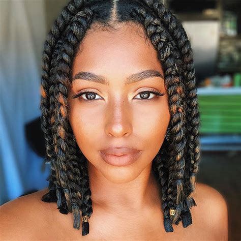 Whether you wear your hair in locs or not, this braided bun by chescalocs will save your everyday bun from getting boring. 35 Best Crochet Braids Hairstyles: Different Crochet ...