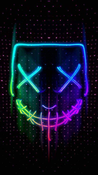 Neon Mask Iphone Wallpaper Iphone Wallpaper Joker