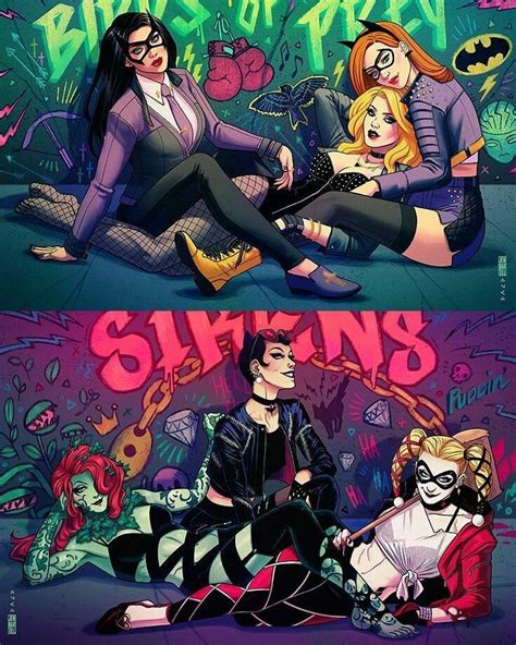 Birds Of Prey Vs Gotham Sirens Harley Quinn Comic Joker And Harley Quinn Gotham Girls