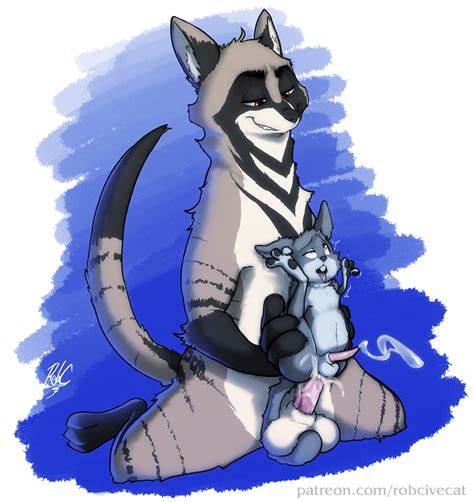Rule 34 African Civet Anal Anal Sex Anthro Balls Blue Background