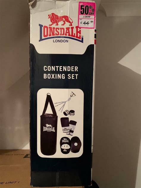 Lonsdale Contender Boxing Set Brand New In Box With All Accessories