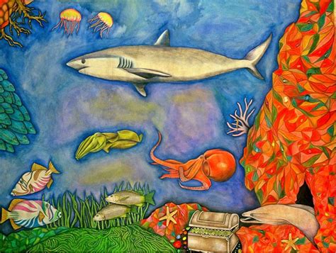Aquatic Abundance By Oji Oji Edutainment Drawings And Illustration