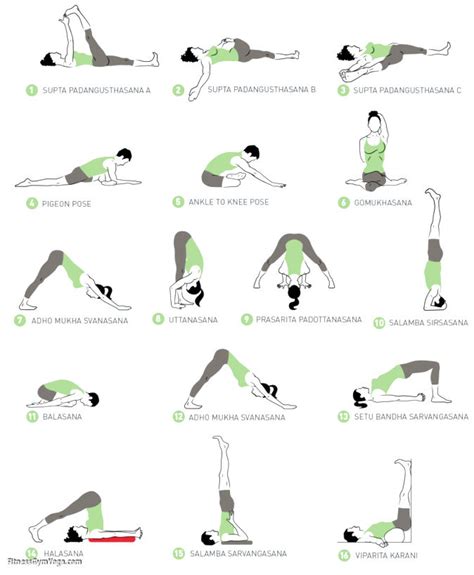 Yoga Poses Sequence Work Out Picture Media Work Out Picture Media