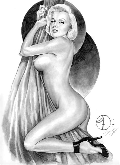 Rule 34 1girls Black And White High Heels Lipstick Marilyn Monroe Nude Seductive Seductive