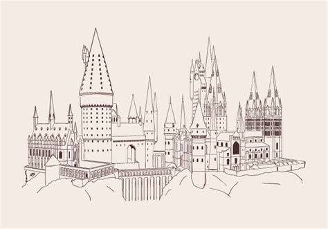Harry Potter Castle Vectores Iconos Gráficos Y Fondos Para Descargar