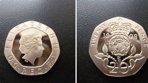 Uk 1998 Twenty Pence Coin Worth 1998 20p Coin Value Youtube
