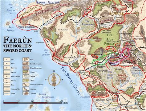Forgotten Realms Campaigns Faerun North West And Sword Coast