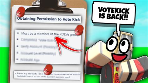 How To Get Votekick System In Roblox Arsenal And How To Use It Youtube