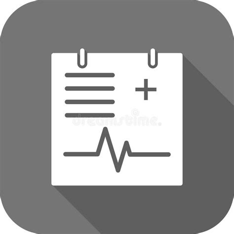 Illustration Medical Chart Icon For Personal And Commercial Use Stock